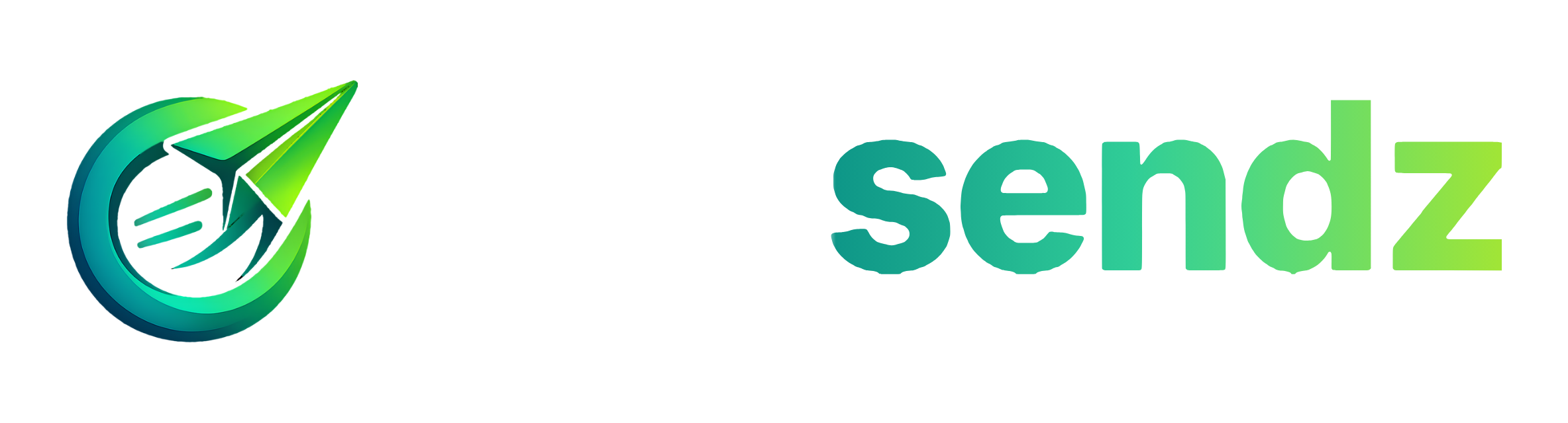 Logo OneSendz, versão negativa